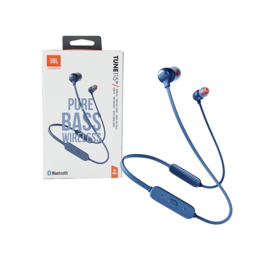 JBL TUNE 115BT WIRELESS IN-EAR HEADPHONES WITH NOICE CANCELLATION 3.7V/160MAH BLUE JBL TUNE 115BT WIRELESS IN-EAR HEADPHONES WITH NOICE CANCELLATION 3.7V/160MAH BLUE
